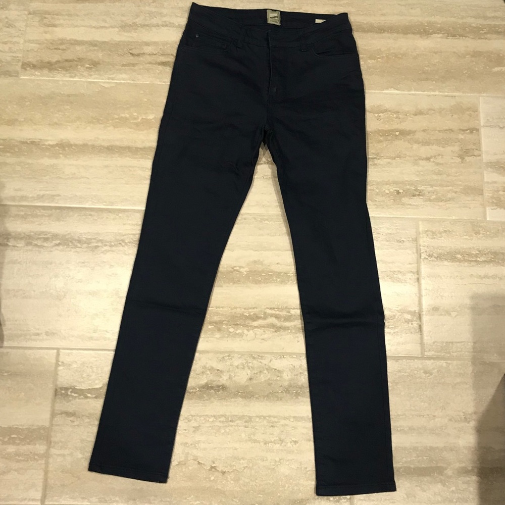 Defacto martin dusuk bel indigo jeans